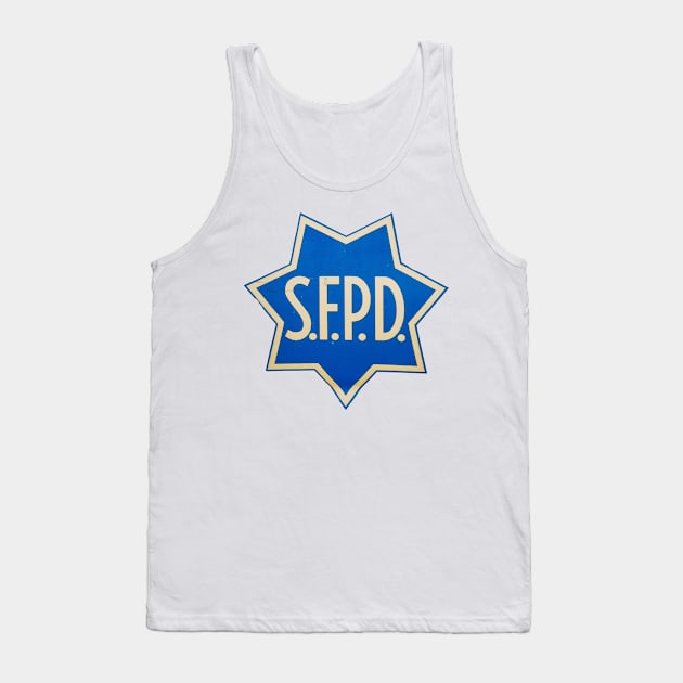 San Francisco Police Logo Tank Top by mrdoomits